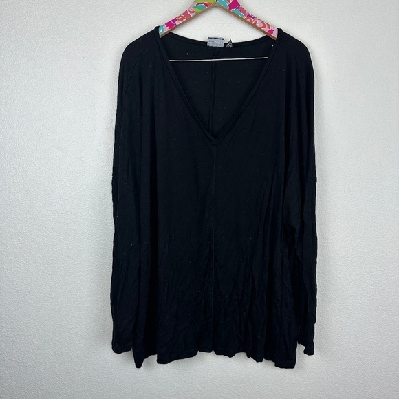 ASOS black v-neck top size 20 // 2515 - Picture 1 of 6